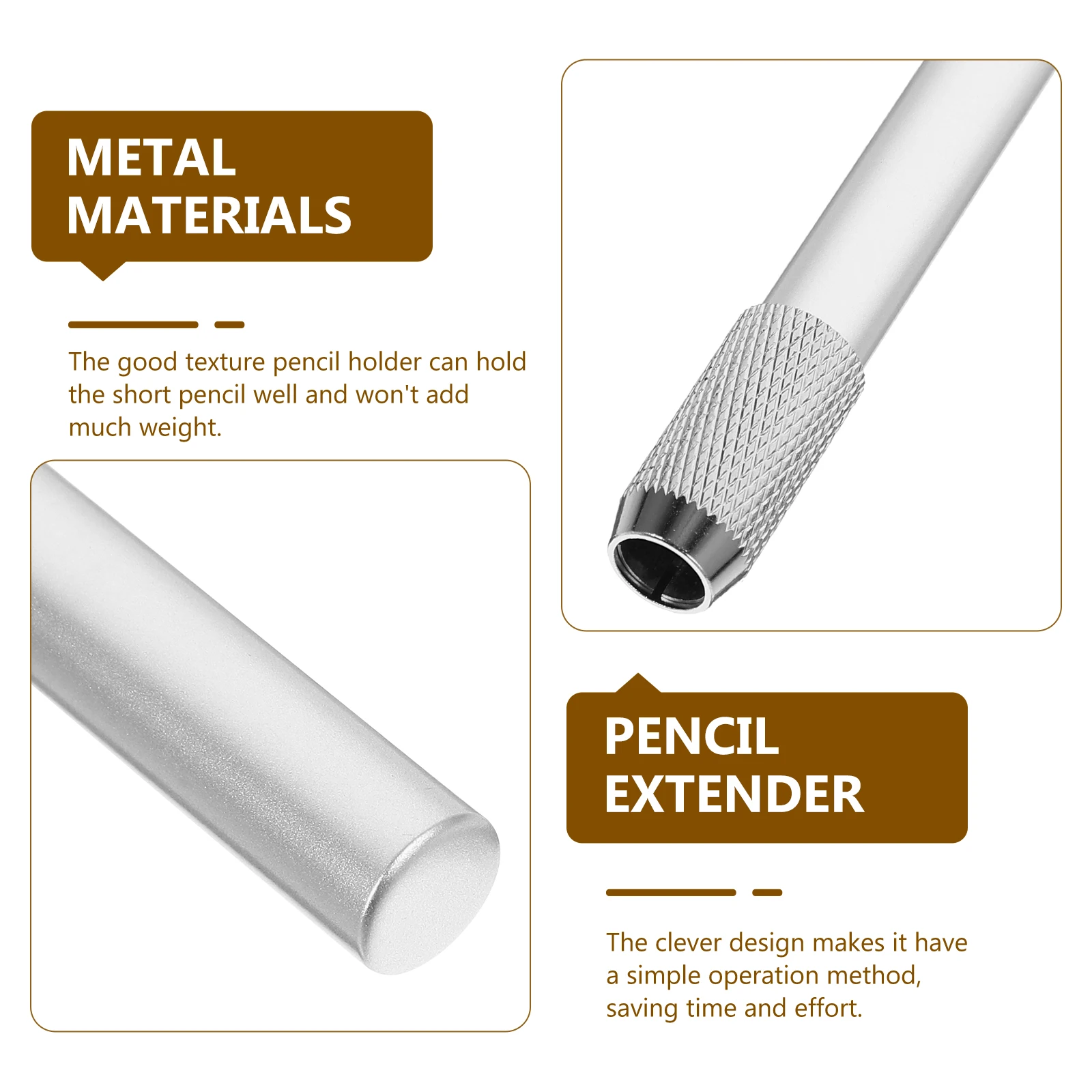 6pcs Pencil Extender Metal Holder Short Pencils Craft School Supplies Adjustable Lengthener Tool Writing Instruments
6pcs Pencil Extender Metal Holder Short Pencils Craft School Supplies Adjustable Lengthener Tool Writing Instruments