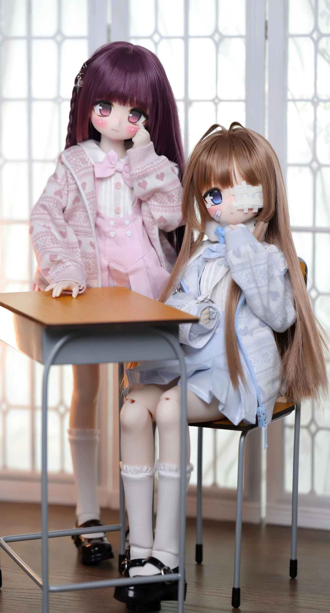 BJD doll is suitable for 1/4 1/6 size cute doll clothes, daily suspenders, cardigans, doll accessories
BJD doll is suitable for 1/4 1/6 size cute doll clothes, daily suspenders, cardigans, doll accessories