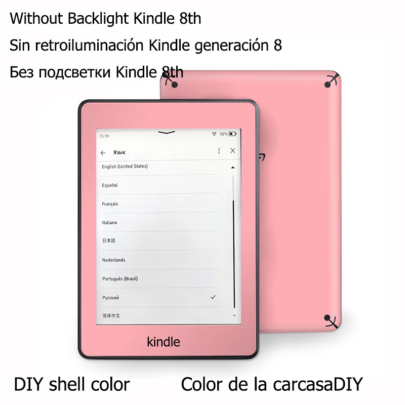 Kindle 8th E-Book Used Kindle 8 Book Reader Touch Screen Ebook Without Backlight E-ink 6inch Ink Screen DIY Shell Color Change
Kindle 8th E-Book Used Kindle 8 Book Reader Touch Screen Ebook Without Backlight E-ink 6inch Ink Screen DIY Shell Color Change