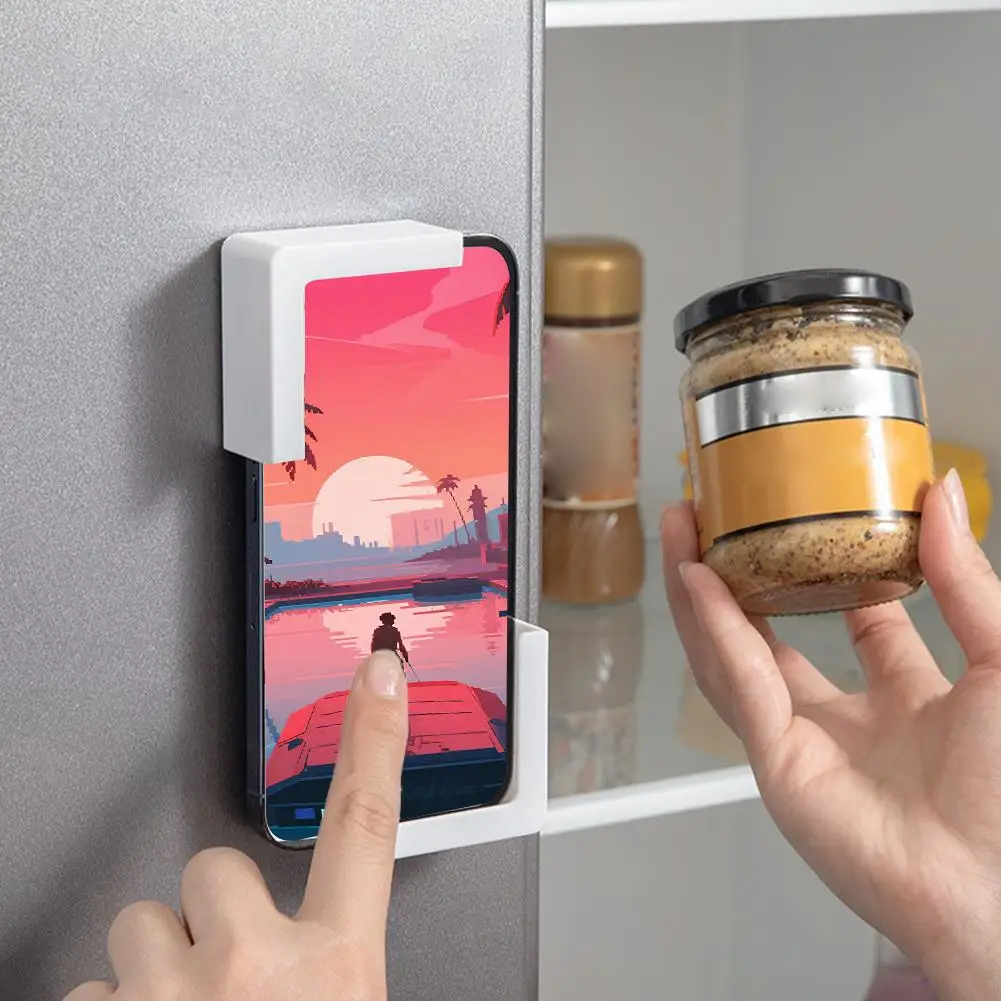 Multifunctional Wall Mounted Phone Holder Tablet Charging Holder Bracket Stand Phone Glasses Holder and Tablet Memo H0E8
Multifunctional Wall Mounted Phone Holder Tablet Charging Holder Bracket Stand Phone Glasses Holder and Tablet Memo H0E8