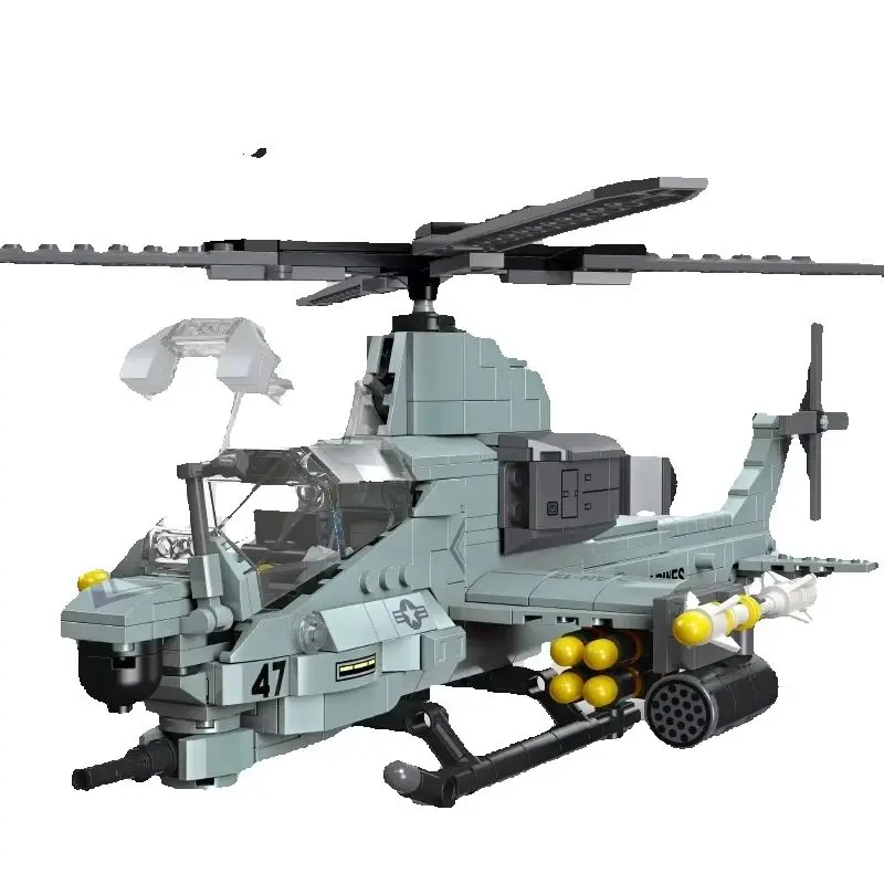 Viper Military Helicopter Bricks Set, 576PCS Military Aircraft Assembly Model, Ideal Gift for Collection & Display
Viper Military Helicopter Bricks Set, 576PCS Military Aircraft Assembly Model, Ideal Gift for Collection & Display