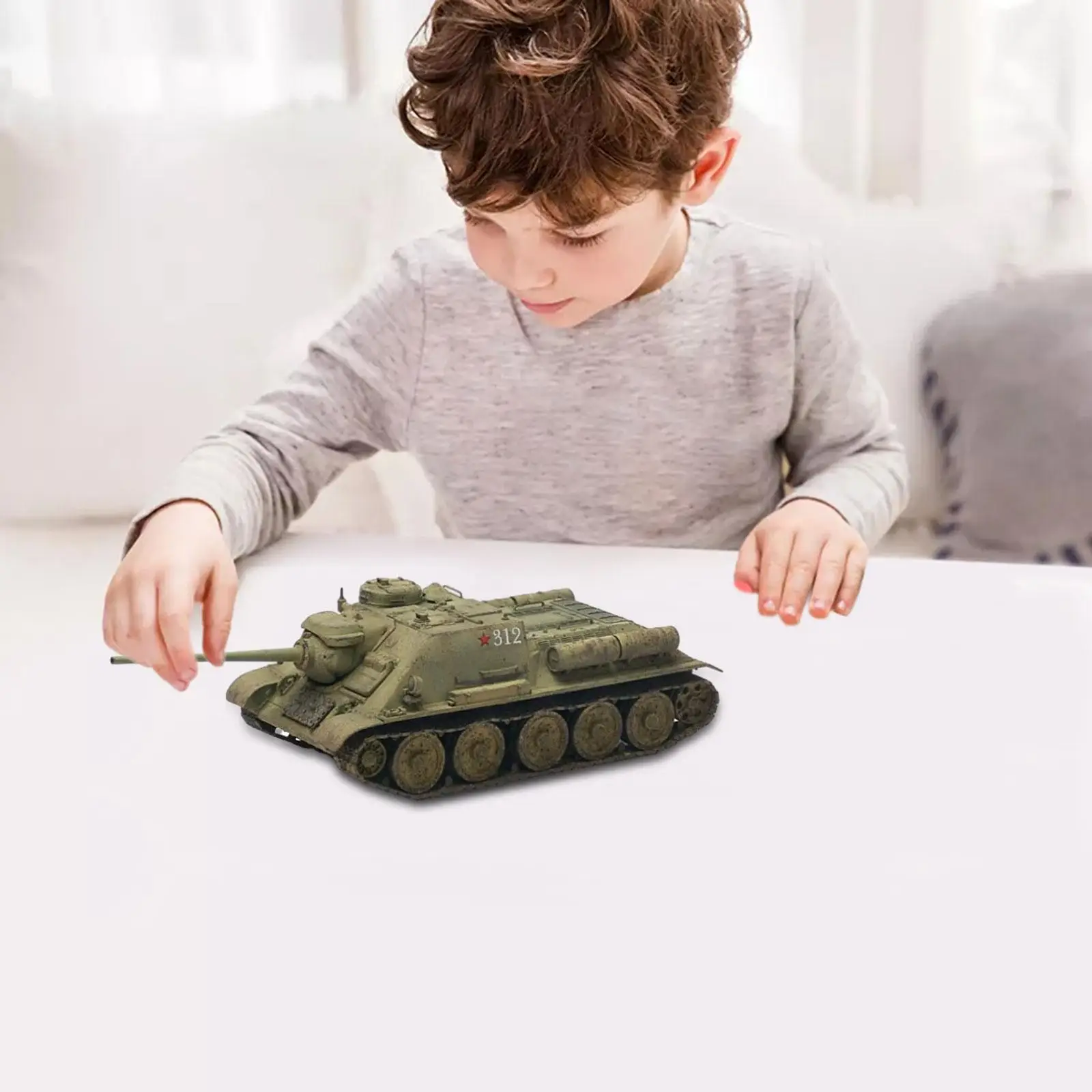 1/72 Russian SU 85M Tank Model,4D Modern Tank Model,Desk Decor Miniature Tank Model Tank Toy Building Kit for Toddlers Gifts
1/72 Russian SU 85M Tank Model,4D Modern Tank Model,Desk Decor Miniature Tank Model Tank Toy Building Kit for Toddlers Gifts