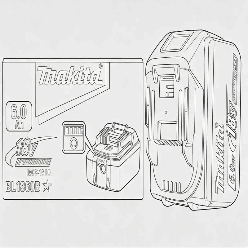 Genuine 6AH makita BL1860 18V Battery Power Tools Li-ion Replacement LXT BL1850 BL1840 for 18V Screwdriver with BMS TPCELL 18V
Genuine 6AH makita BL1860 18V Battery Power Tools Li-ion Replacement LXT BL1850 BL1840 for 18V Screwdriver with BMS TPCELL 18V