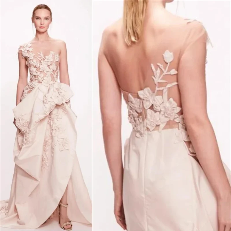 Little Daisy Customizedss Цветочные плиссированные платья трапециевидной формы на одно плечо на заказ Вечерние платья длиной до пола
Little Daisy Customizedss Цветочные плиссированные платья трапециевидной формы на одно плечо на заказ Вечерние платья длиной до пола