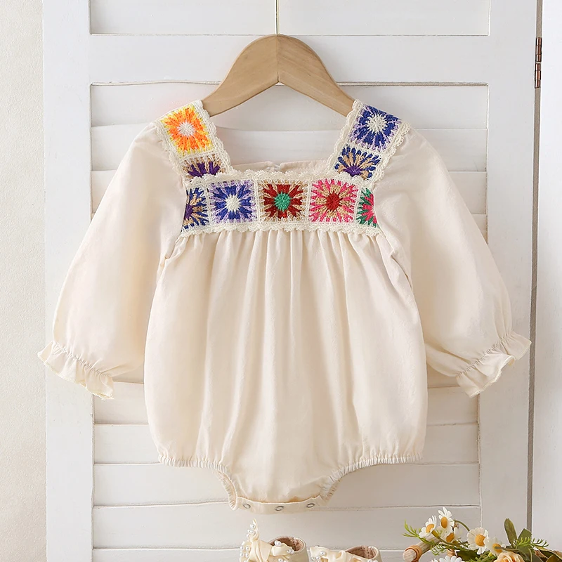 2025 New Autumn 0-24M Children Clothes Newborn Baby Girls Bodysuits Long Sleeved Cotton Embroidery Infant Baby Girls Jumpsuit
2025 New Autumn 0-24M Children Clothes Newborn Baby Girls Bodysuits Long Sleeved Cotton Embroidery Infant Baby Girls Jumpsuit