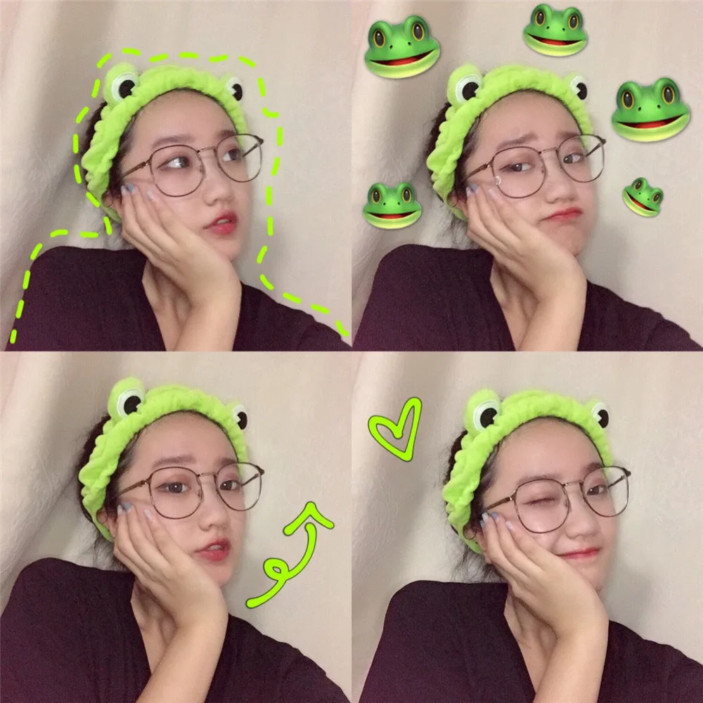 Funny Trendy Wide-brimmed Hair Accessories Frog Hair Hoop Headband Elastic Headwear
Funny Trendy Wide-brimmed Hair Accessories Frog Hair Hoop Headband Elastic Headwear