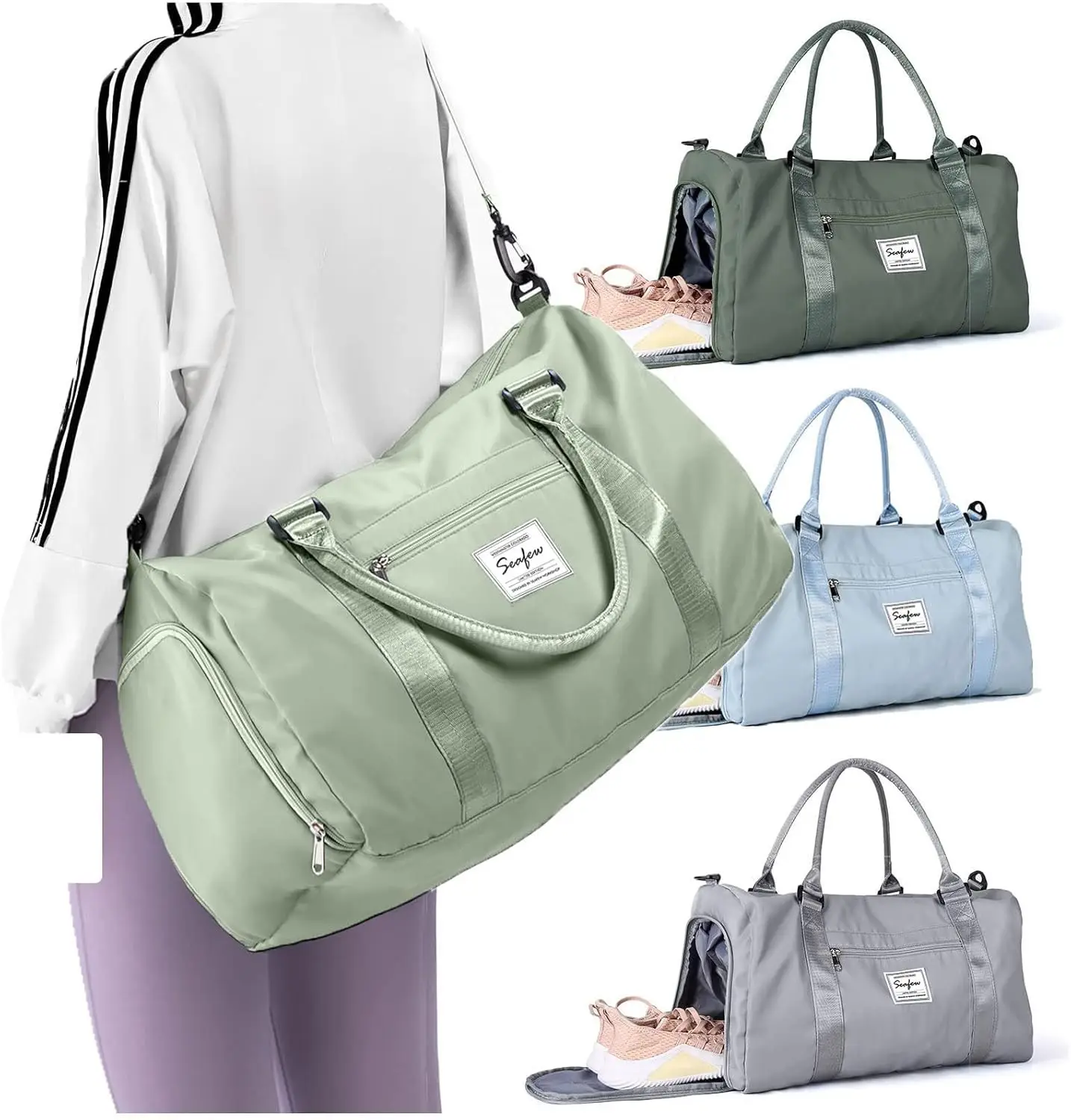 Weekender Duffel Bags for Women Men, Travel Totes Bag for Airplane, Cute Sports Gym Dance Overnight Luggage Bag with Wet Pocket Shoe Compartment, Carry On Hospital Bag for Labor and Delivery
Weekender Duffel Bags for Women Men, Travel Totes Bag for Airplane, Cute Sports Gym Dance Overnight Luggage Bag with Wet Pocket Shoe Compartment, Carry On Hospital Bag for Labor and Delivery