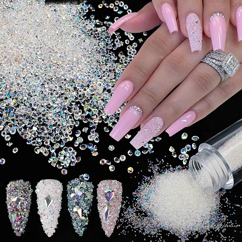 1 Bottle 3D Gems Micro Nails Decoration Glass AB Dust Micro Zircon Nail Rhinestones Beauty Tiny Rhinestones
1 Bottle 3D Gems Micro Nails Decoration Glass AB Dust Micro Zircon Nail Rhinestones Beauty Tiny Rhinestones