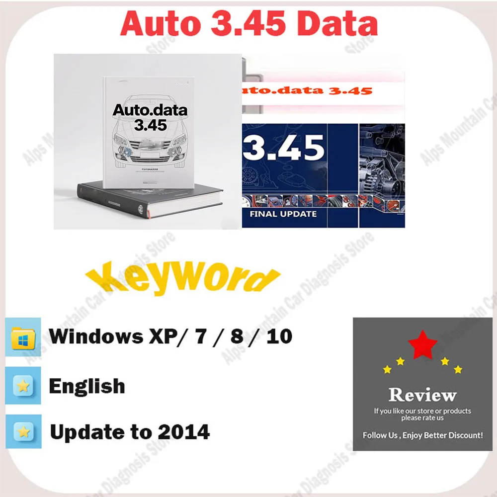 Hot Car Tools Latest Version AutoData 3.45 Auto Repair Software Virtual System Easy Install Car Software Update to 2014 Year
Hot Car Tools Latest Version AutoData 3.45 Auto Repair Software Virtual System Easy Install Car Software Update to 2014 Year
