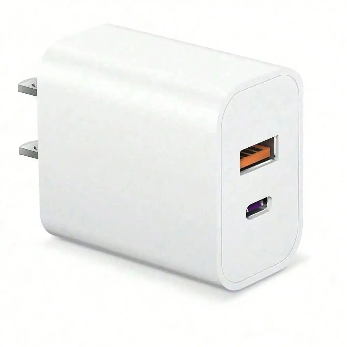 High Output Dual Port Type C USB A Fast Charge Wall Plug Portable Multi Device Charger Adapter Ideal for Household Office Desk Travel Multi-Person Electronic Device Charging Accessory
High Output Dual Port Type C USB A Fast Charge Wall Plug Portable Multi Device Charger Adapter Ideal for Household Office Desk Travel Multi-Person Electronic Device Charging Accessory