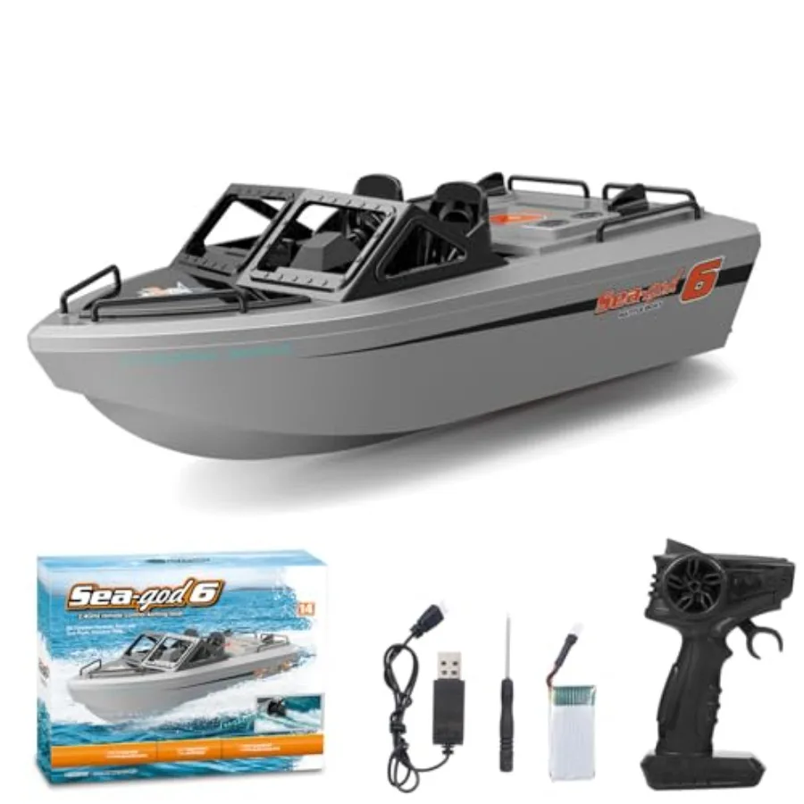 RC Krating Boat 10KM/h High-Speed RC Jet Boat with Brushless 1503 Motor 2.4GHz Shallow Water Cble 2mm Draft Safety 3.7V 550mAh
RC Krating Boat 10KM/h High-Speed RC Jet Boat with Brushless 1503 Motor 2.4GHz Shallow Water Cble 2mm Draft Safety 3.7V 550mAh
