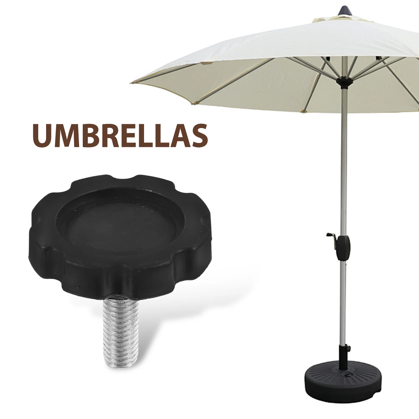 2Pcs Thread Clamping Knob Thread Knob Tightening Screw Quick Removal Replacement Parts Umbrella Base Outdoor umbrella components
2Pcs Thread Clamping Knob Thread Knob Tightening Screw Quick Removal Replacement Parts Umbrella Base Outdoor umbrella components