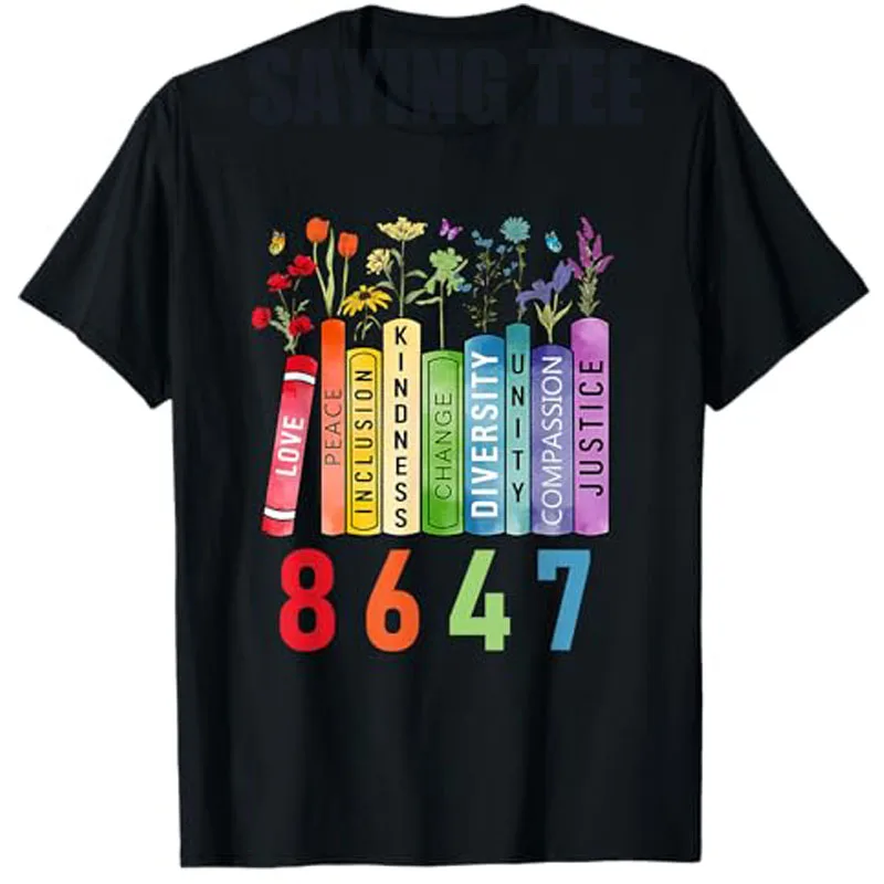 Equal Rights Book Flower Anti Trump Feminist Women Rights T-Shirt Fashion Floral Print Graphic Outfit 8647 Saying Tee Novelty
Equal Rights Book Flower Anti Trump Feminist Women Rights T-Shirt Fashion Floral Print Graphic Outfit 8647 Saying Tee Novelty