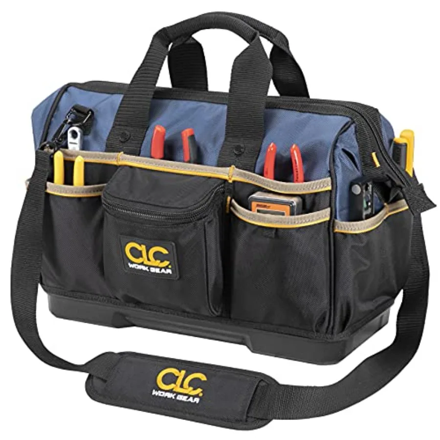 CLC Work Gear PB1563 16" Molded Base BigMouth Tote Tool Bag
CLC Work Gear PB1563 16" Molded Base BigMouth Tote Tool Bag