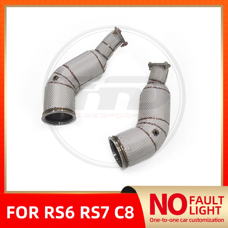 NO FAULT LIGHT Downpipe For AUDI RS6 RS7 C8 No OPF Stainless Steel Exhaust System Heat Shield Non-destructive Installation HMD
NO FAULT LIGHT Downpipe For AUDI RS6 RS7 C8 No OPF Stainless Steel Exhaust System Heat Shield Non-destructive Installation HMD