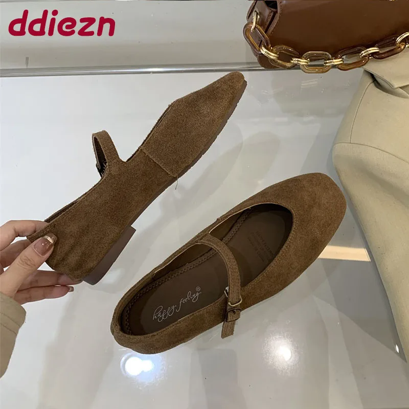 Fashion Buckle Strap Women Flats Mary Janes Shoes Casual Female Shallow Footwear Ladies Flats With Shoes Spring Summer New 2025
Fashion Buckle Strap Women Flats Mary Janes Shoes Casual Female Shallow Footwear Ladies Flats With Shoes Spring Summer New 2025