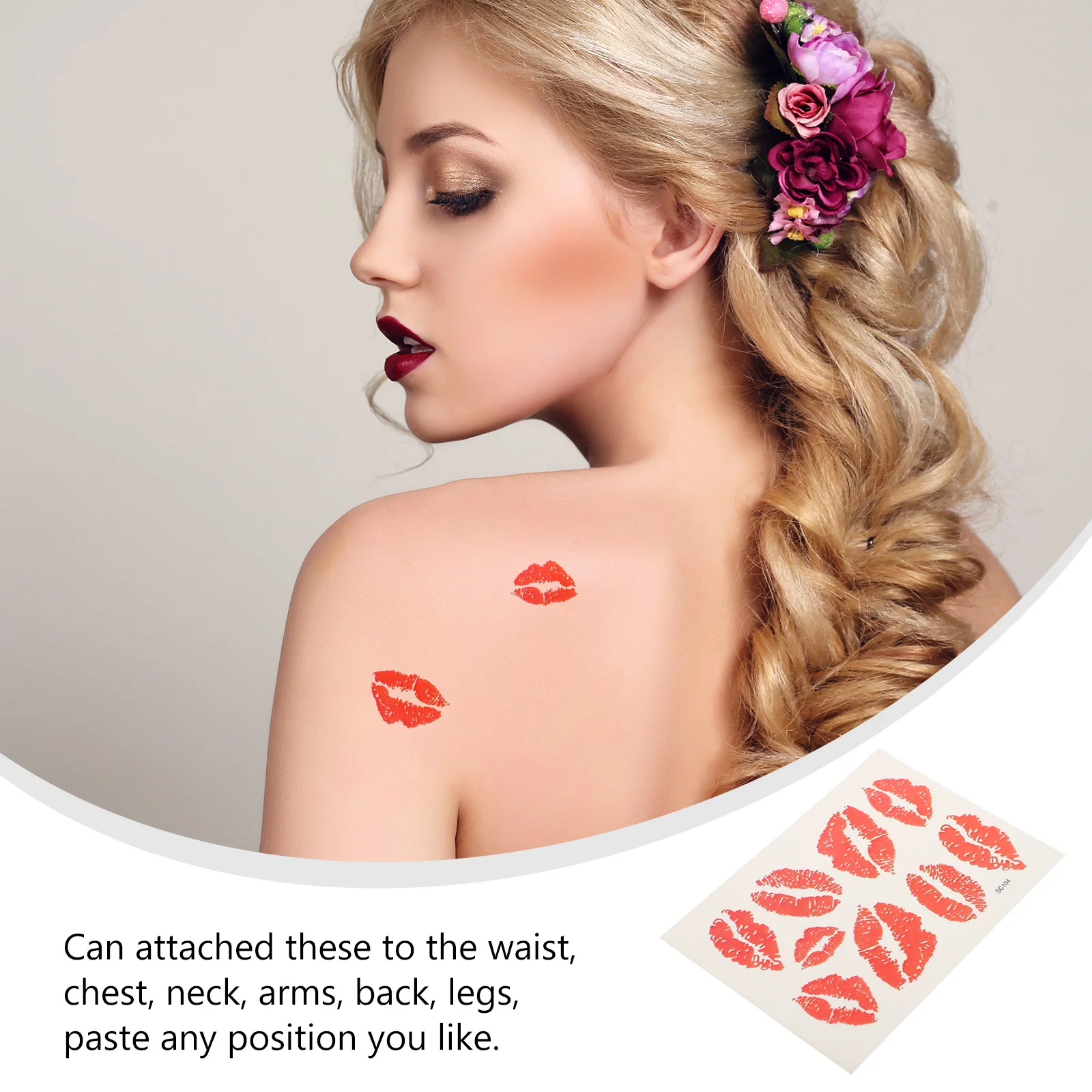 6 Pcs Temporary Tattoo Stickers Waterproof Body Decorations Safe Non Toxic Water Proof Stickers Skin Long Lasting
6 Pcs Temporary Tattoo Stickers Waterproof Body Decorations Safe Non Toxic Water Proof Stickers Skin Long Lasting