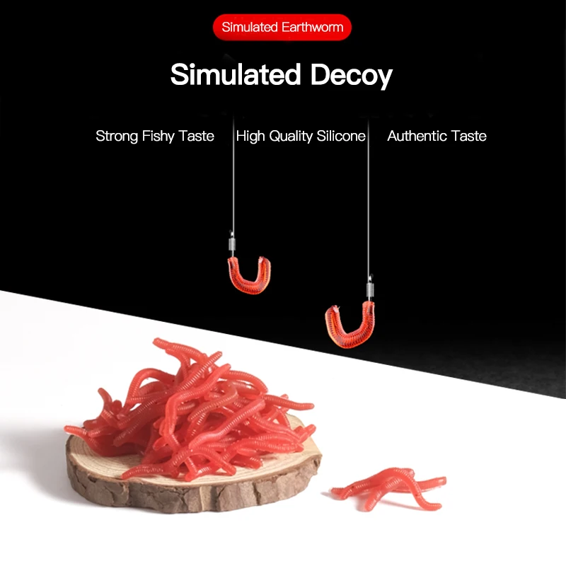 Реалистичный красный червь 100 шт ПВХ мягкие наживка, дождевой червь рыболовные силиконовые рыбные креветки червь рыбий запах искусственные рыболовные приманки
Реалистичный красный червь 100 шт ПВХ мягкие наживка, дождевой червь рыболовные силиконовые рыбные креветки червь рыбий запах искусственные рыболовные приманки