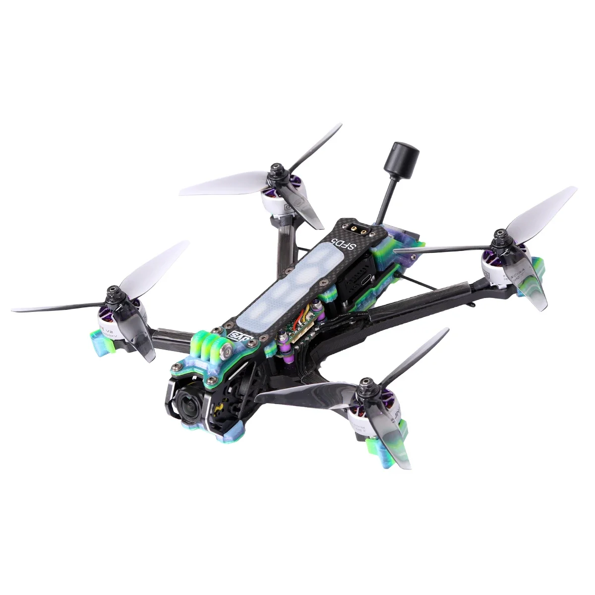 DYS SFD5 Deadcat Тип 5-дюймовый FPV-дрон для фристайла 6S HD O3 Гоночный дрон из углеродного волокна FPV
DYS SFD5 Deadcat Тип 5-дюймовый FPV-дрон для фристайла 6S HD O3 Гоночный дрон из углеродного волокна FPV