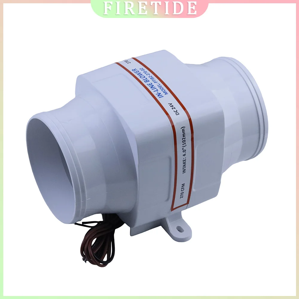 4 Inch DC Tube Axial Fan, 12V/24V High Speed Powerful Ventilation Fan for RV Boat Marine, Quiet Exhaust Fan
4 Inch DC Tube Axial Fan, 12V/24V High Speed Powerful Ventilation Fan for RV Boat Marine, Quiet Exhaust Fan