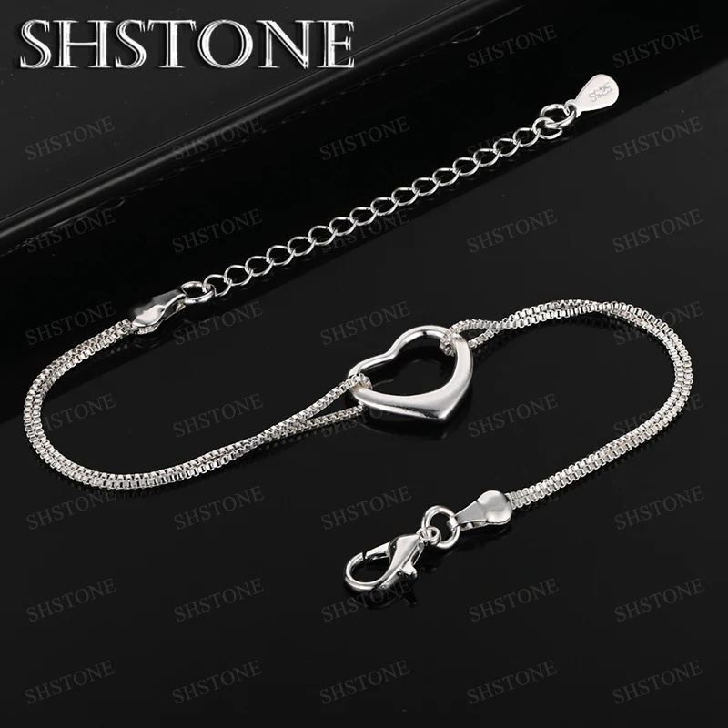 Lovers Heart Box Chain 925 Sterling Silver Bracelet For Women Men Wedding Party Charm Fine Jewelry Accessories Anniversary Gift
Lovers Heart Box Chain 925 Sterling Silver Bracelet For Women Men Wedding Party Charm Fine Jewelry Accessories Anniversary Gift