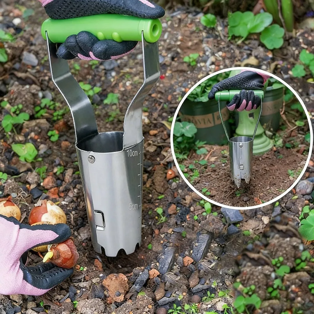 PROMOTION~ 4 Pcs Ergonomic Bulb Planter Soil Release Depth Marks for Precise Bulb Planting Gardening Tool
PROMOTION~ 4 Pcs Ergonomic Bulb Planter Soil Release Depth Marks for Precise Bulb Planting Gardening Tool