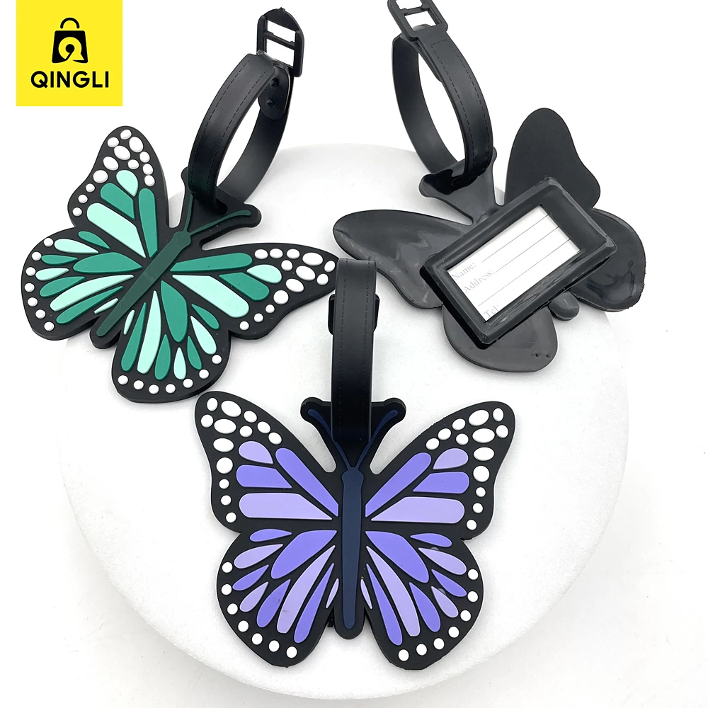 New Butterfly Luggage Tag Travel Essentials Women Luggage Label Girls Suitcase ID Address Holder Baggage Boarding Portable Tag
New Butterfly Luggage Tag Travel Essentials Women Luggage Label Girls Suitcase ID Address Holder Baggage Boarding Portable Tag