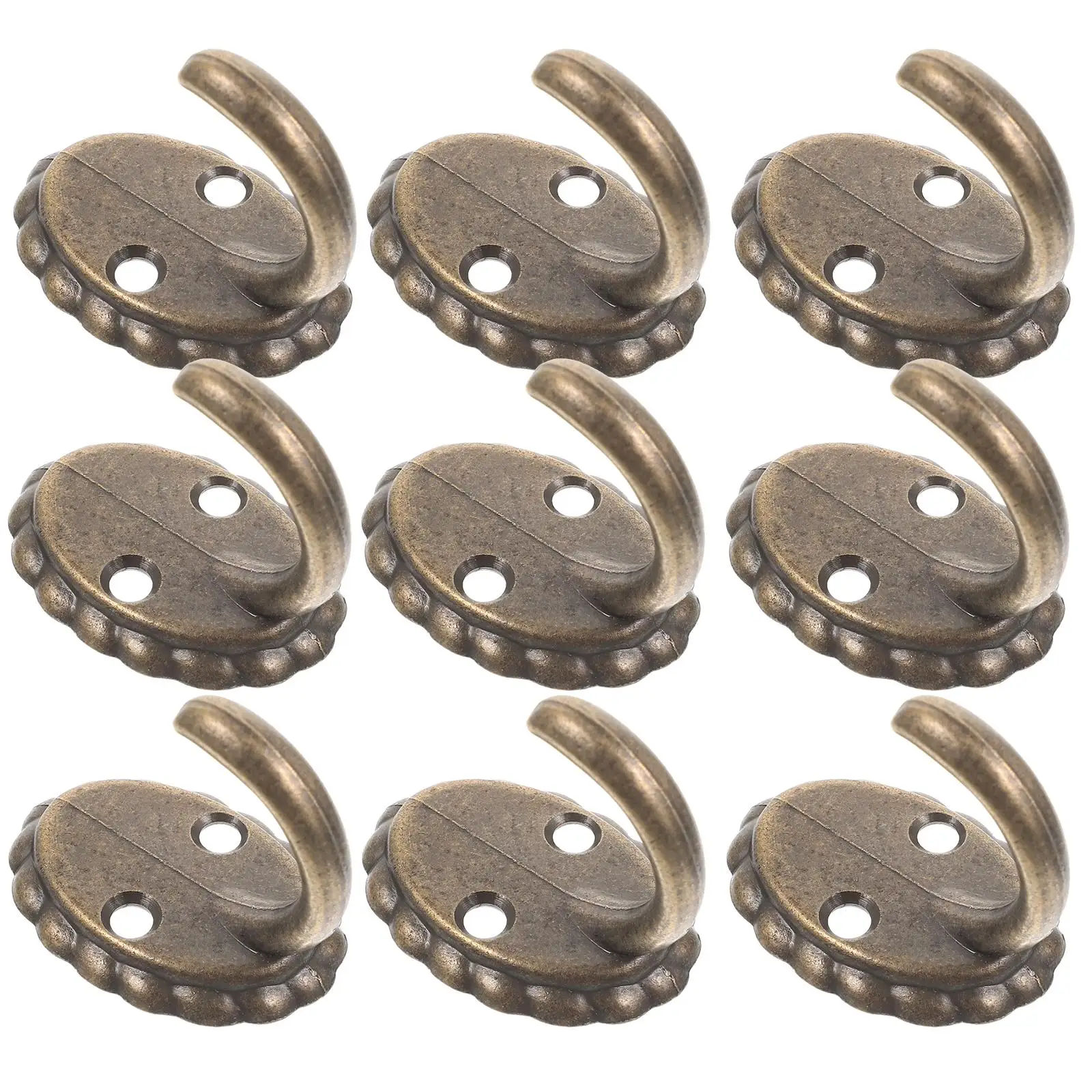 10pcs Retro Coat Hooks Heavy Duty Wall Mounted for Coats Towels Hats Cups Bathrooms Bedrooms Entries Wardrobes Storage Rooms
10pcs Retro Coat Hooks Heavy Duty Wall Mounted for Coats Towels Hats Cups Bathrooms Bedrooms Entries Wardrobes Storage Rooms