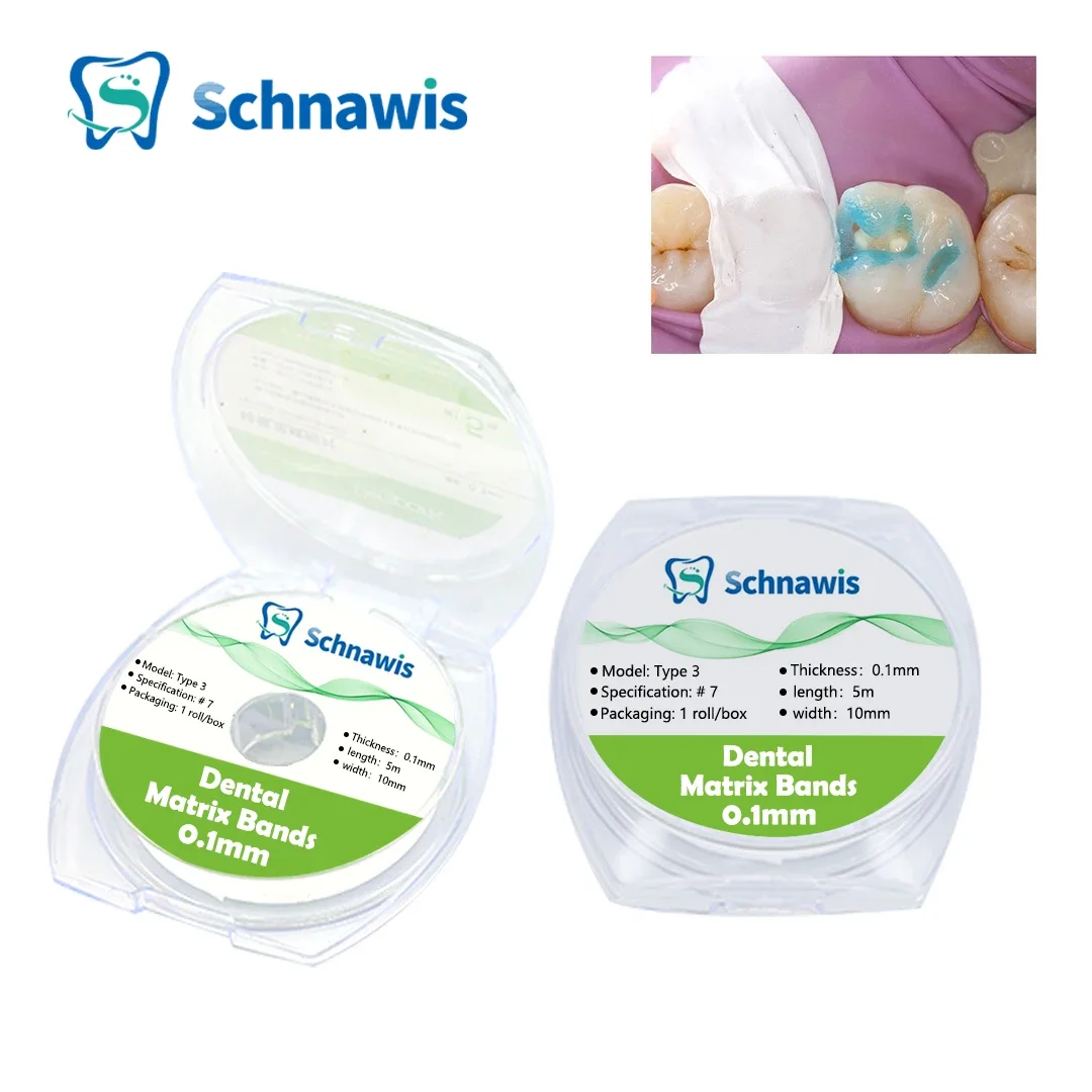 5m/roll Dental Teflon Matrix Bands Anti-corrosive Non-Stick Tthickness 0.1mm Matrix Strips Matrices Dentistry Materials
5m/roll Dental Teflon Matrix Bands Anti-corrosive Non-Stick Tthickness 0.1mm Matrix Strips Matrices Dentistry Materials