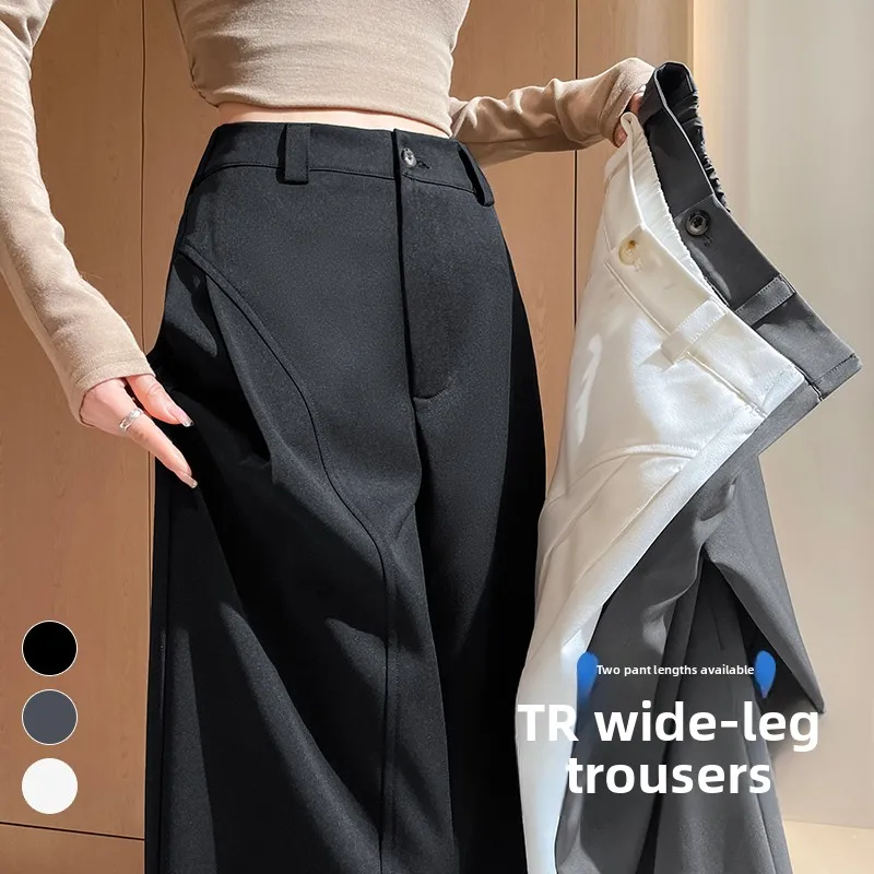 High Waist Straight Leg Trousers for Taller Women Black Wide Leg Pants Casual Loose Fit Summer New Style Knife Suit Pants
High Waist Straight Leg Trousers for Taller Women Black Wide Leg Pants Casual Loose Fit Summer New Style Knife Suit Pants