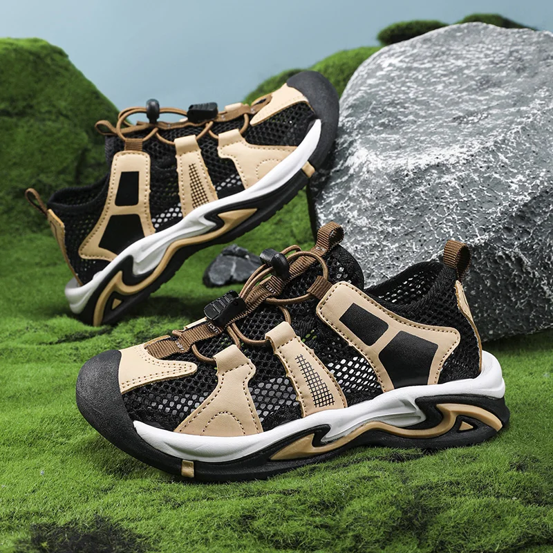 Children's Toe Protection Sandals, Youth Wading Shoes, Boys' Sports Sandals, Beach Shoes
Children's Toe Protection Sandals, Youth Wading Shoes, Boys' Sports Sandals, Beach Shoes
