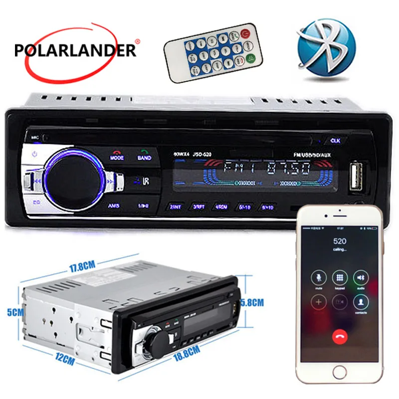 Car Audio Bluetooth MP3 Player 60Wx4 FM Radio USB SD AUX With Microphone For Universal Car Truck
Car Audio Bluetooth MP3 Player 60Wx4 FM Radio USB SD AUX With Microphone For Universal Car Truck
