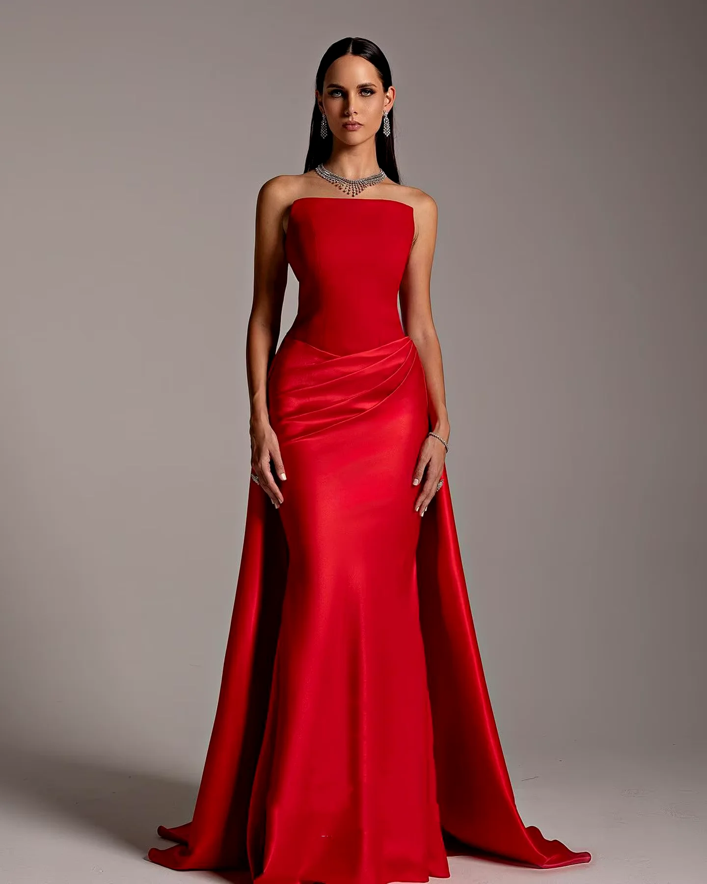Flora Dress Customized Mermaid Evening Gown Saudi Arabia Off Shoulder Prom Dress Zipper Back Side Slit Vestidos De Noches
Flora Dress Customized Mermaid Evening Gown Saudi Arabia Off Shoulder Prom Dress Zipper Back Side Slit Vestidos De Noches