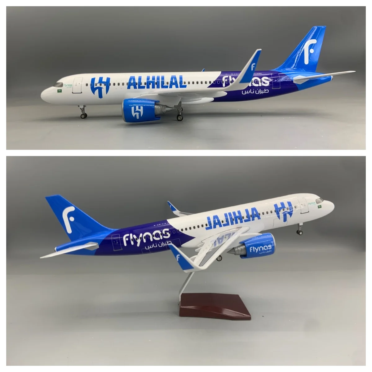 1:80 Scale Aircraft 47cm Flynas Airplane Model Saudi Nas A320neo Resin DieCast Collection Plane Toy with Landing Gear Wheels
1:80 Scale Aircraft 47cm Flynas Airplane Model Saudi Nas A320neo Resin DieCast Collection Plane Toy with Landing Gear Wheels