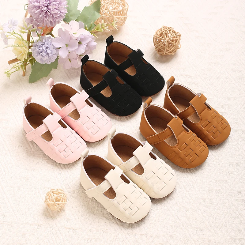 Solid color woven princess shoes 0-18M baby girl shoes baby spring and autumn soft soled single shoes baby walking shoes
Solid color woven princess shoes 0-18M baby girl shoes baby spring and autumn soft soled single shoes baby walking shoes