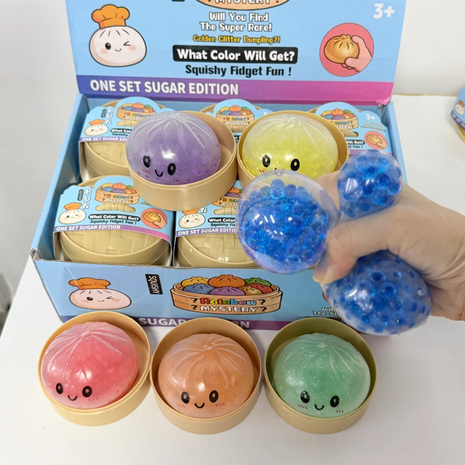 Dumpling Squeeze Toy with Bamboo Steamer, Soft TPR Dough Ball, Realistic Decompression Fidget Toy, Stress Relief Gift
Dumpling Squeeze Toy with Bamboo Steamer, Soft TPR Dough Ball, Realistic Decompression Fidget Toy, Stress Relief Gift
