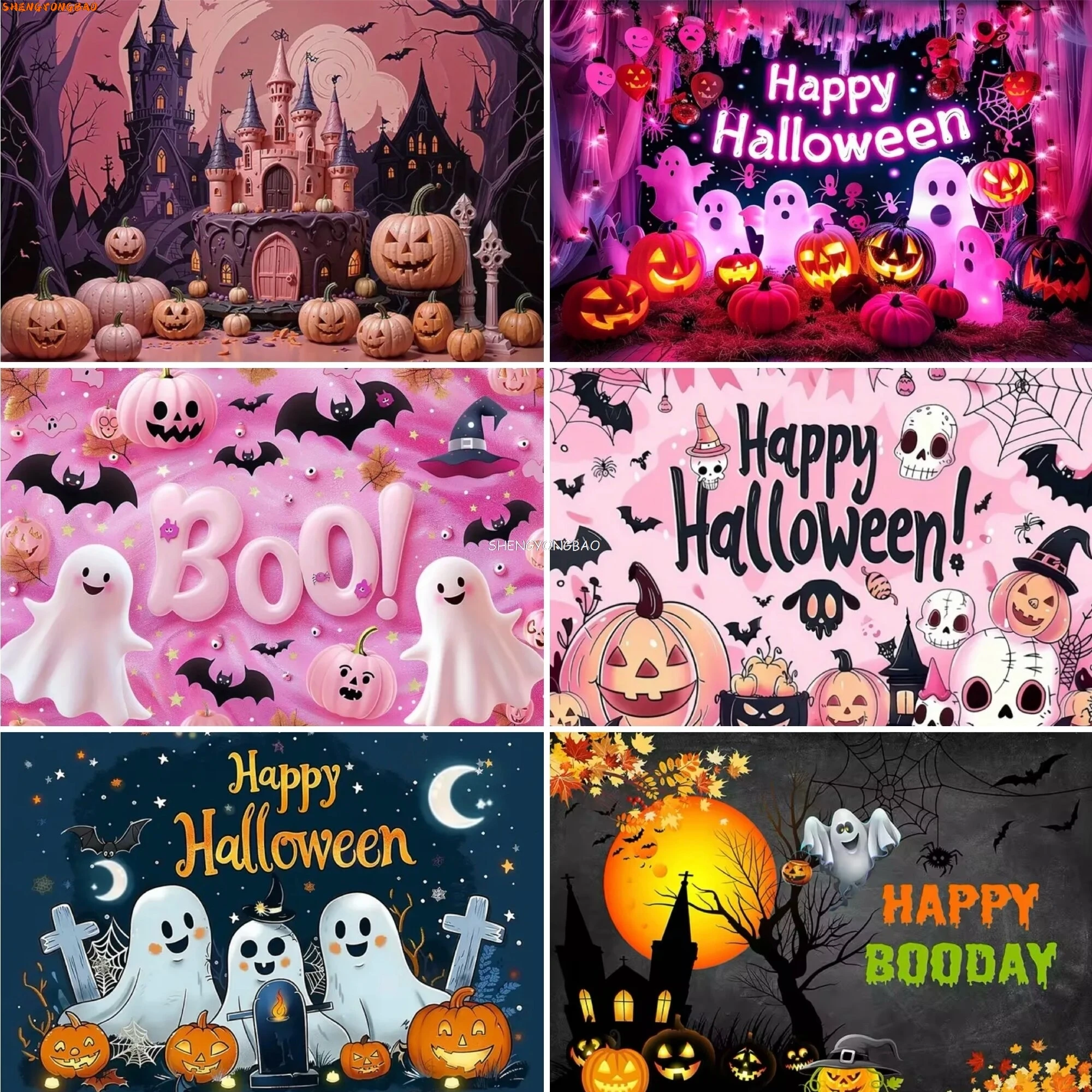 Halloween Pink Soft Halloween Night Decoration Background Banner Family Party Room Decor Poster Happy Birthday Background B02
Halloween Pink Soft Halloween Night Decoration Background Banner Family Party Room Decor Poster Happy Birthday Background B02