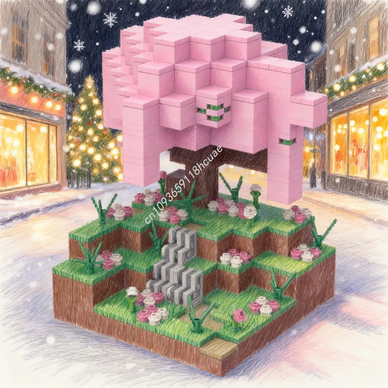604pcs MOC Block Accurate Cherry Blossom Grove My World Model Building Blocks Christmas Gifts Construction Toy Education Brick
604pcs MOC Block Accurate Cherry Blossom Grove My World Model Building Blocks Christmas Gifts Construction Toy Education Brick