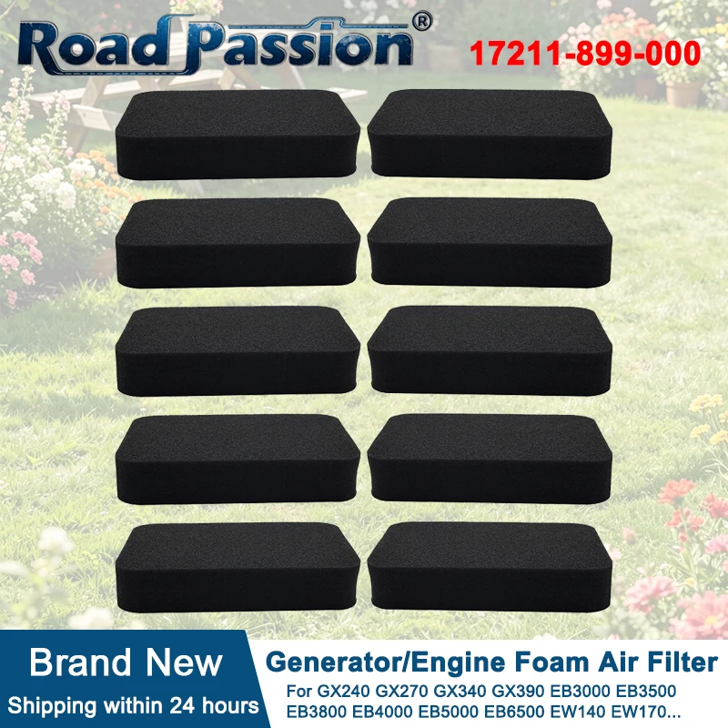 Engine Foam Air Filter For Honda 17211-899-000 GX240 GX270 GX340 GX390 EB3000 EB3500 EB3800 EB4000 EB5000 EB6500 EW140 Generator
Engine Foam Air Filter For Honda 17211-899-000 GX240 GX270 GX340 GX390 EB3000 EB3500 EB3800 EB4000 EB5000 EB6500 EW140 Generator