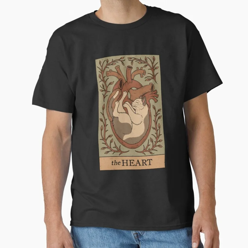 The Heart Vinage Tarot Card Cat Funny magical cats cute pet Gift T shirt for men large size Adult Tops S-6XL mens clothing
The Heart Vinage Tarot Card Cat Funny magical cats cute pet Gift T shirt for men large size Adult Tops S-6XL mens clothing