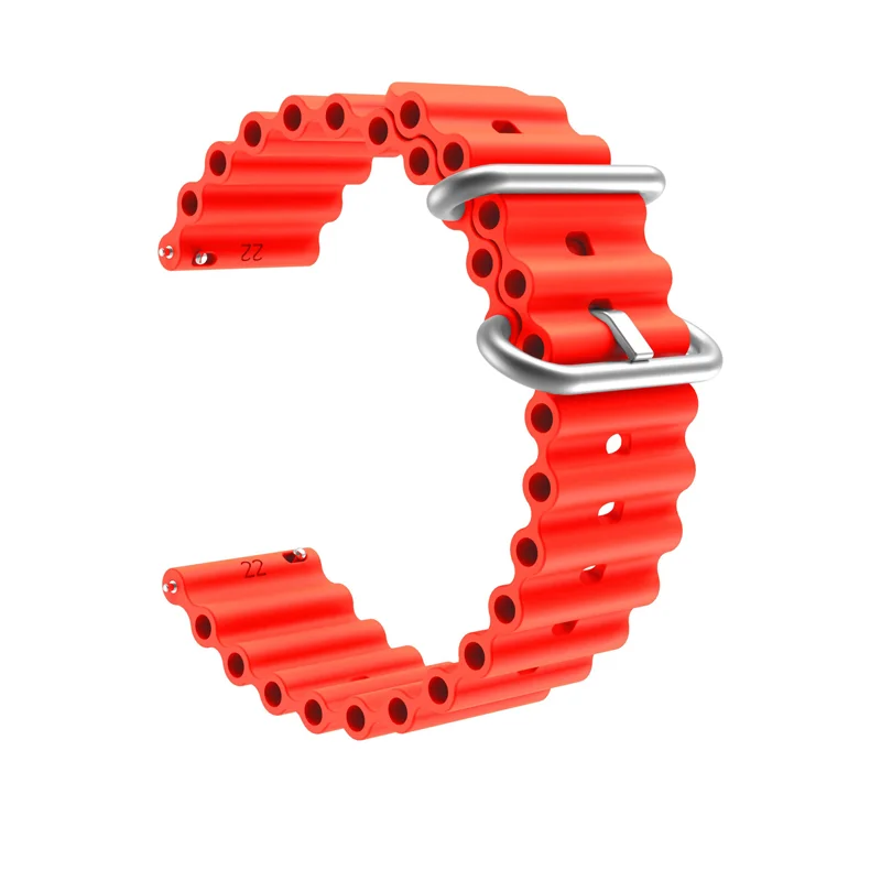 20mm 22mm Universal Silicone Watch Strap Ocean Style Metal Buckle Quick Release Adjustable Smart Sport Watch Band For Men Women
20mm 22mm Universal Silicone Watch Strap Ocean Style Metal Buckle Quick Release Adjustable Smart Sport Watch Band For Men Women