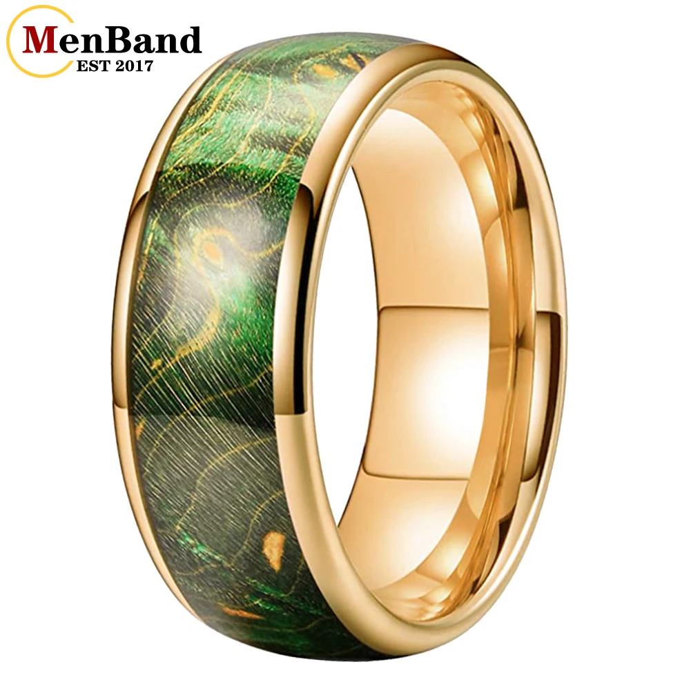 MenBand Fashion 8MM Multicolor Tungsten Ring for Men Women Wedding Band Colorful Dyed Elder Wood Inlay Comfort Fit Size 6-15
MenBand Fashion 8MM Multicolor Tungsten Ring for Men Women Wedding Band Colorful Dyed Elder Wood Inlay Comfort Fit Size 6-15