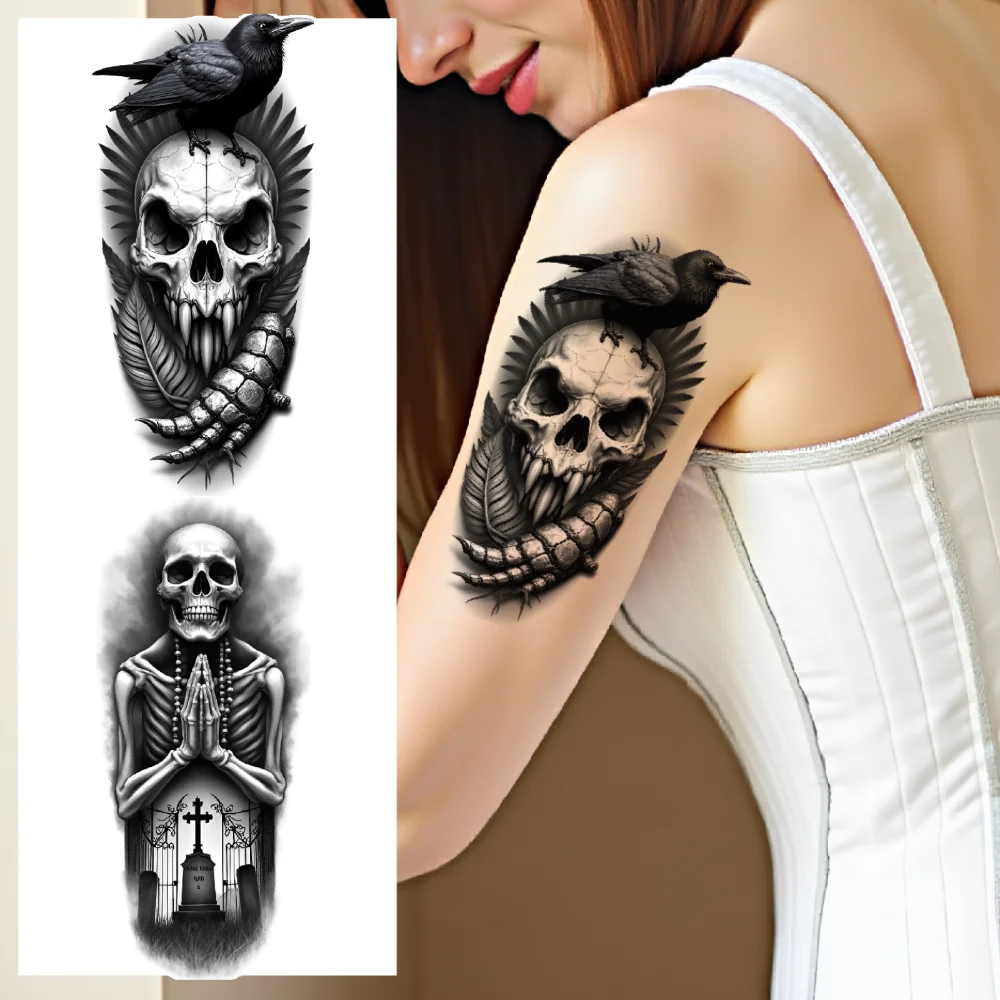 3pcs Temporary Tattoo Dinosaur Stickers Black And Grey Realism Decorative Stickers Waterproof Long-lasting Body Stickers For
3pcs Temporary Tattoo Dinosaur Stickers Black And Grey Realism Decorative Stickers Waterproof Long-lasting Body Stickers For