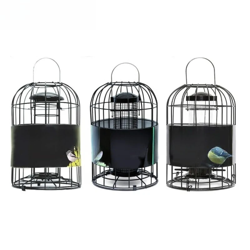 Anti-suspension bird feeder cage nut seed fat ball bird feeder outdoor wild bird feeder set 3 
Anti-suspension bird feeder cage nut seed fat ball bird feeder outdoor wild bird feeder set 3