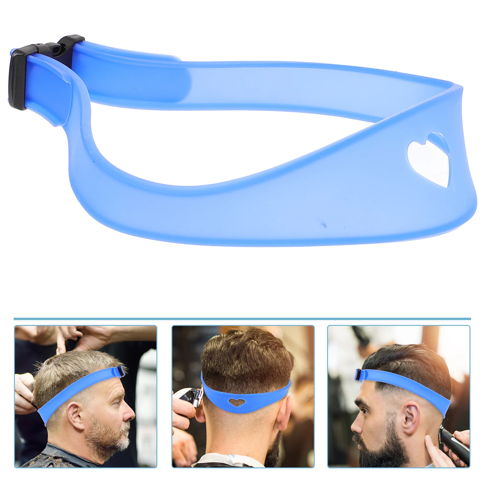 Hair Ties Bands Suitable for Adults Children Silicone Haircut Guide Adjustable Fade 56x4cm Cutting Headband Blue
Hair Ties Bands Suitable for Adults Children Silicone Haircut Guide Adjustable Fade 56x4cm Cutting Headband Blue
