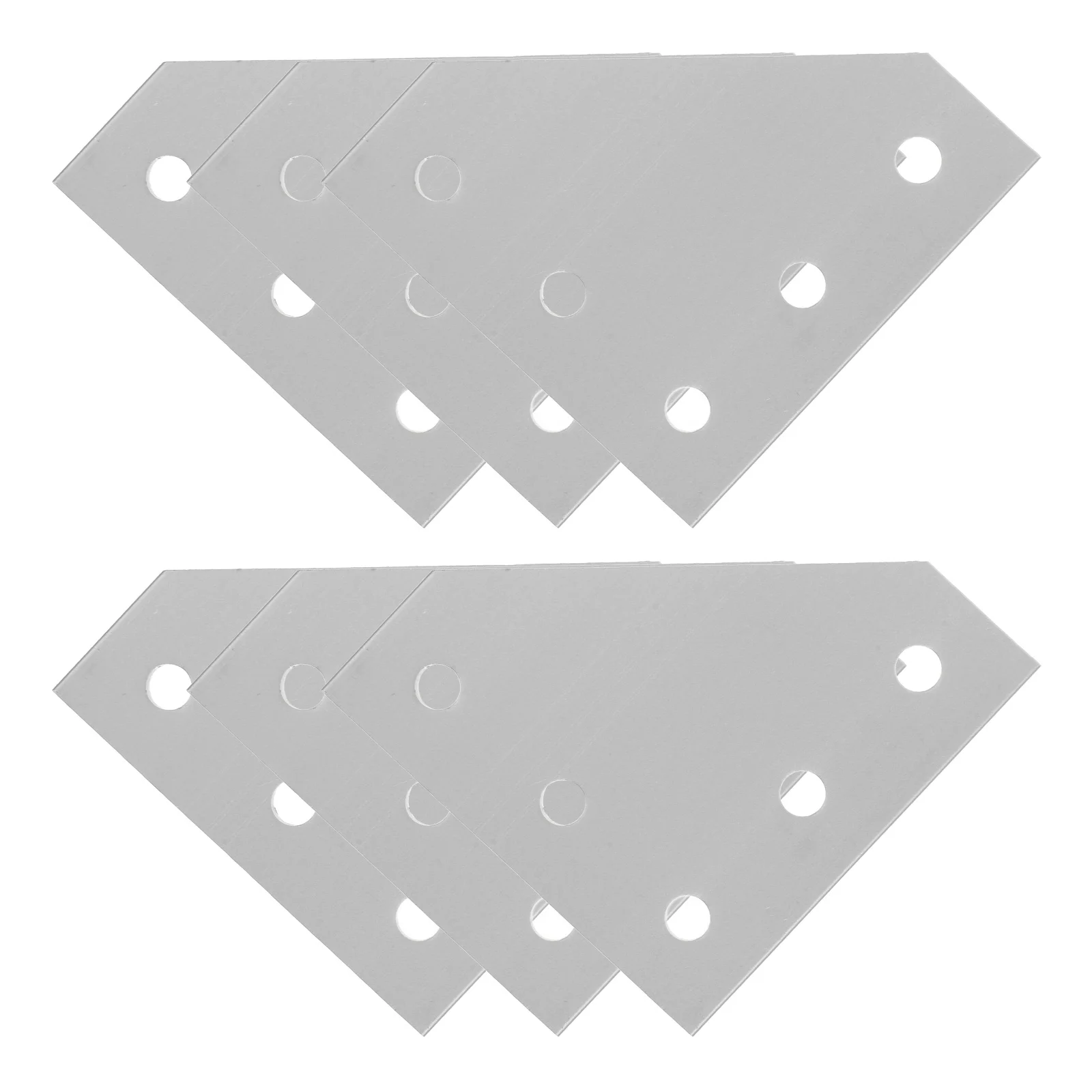 6pcs L-shaped Connecting Plates 5 Hole Aluminum Extrusion Right Angle Brackets Corner Profile Rail Joint Hardware
6pcs L-shaped Connecting Plates 5 Hole Aluminum Extrusion Right Angle Brackets Corner Profile Rail Joint Hardware