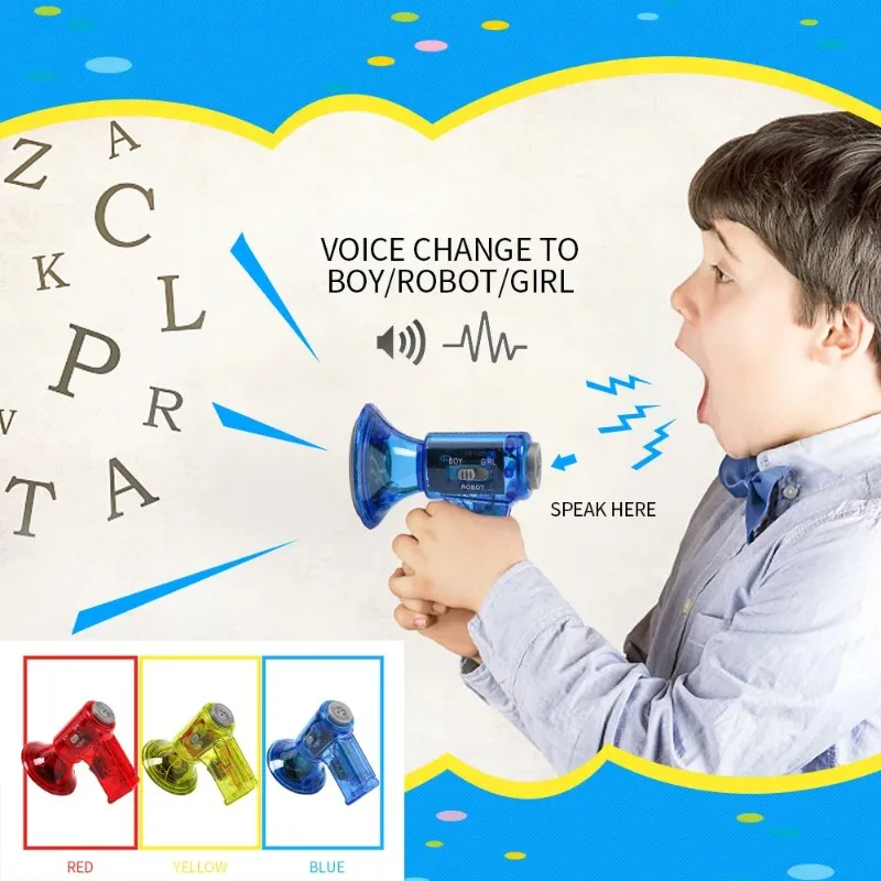1PCs Funny Multi Voice Changer Amplifier 3 Different Voices Fun Toy Speaker Christmas Kids Gift Educational Novelty Toys
1PCs Funny Multi Voice Changer Amplifier 3 Different Voices Fun Toy Speaker Christmas Kids Gift Educational Novelty Toys