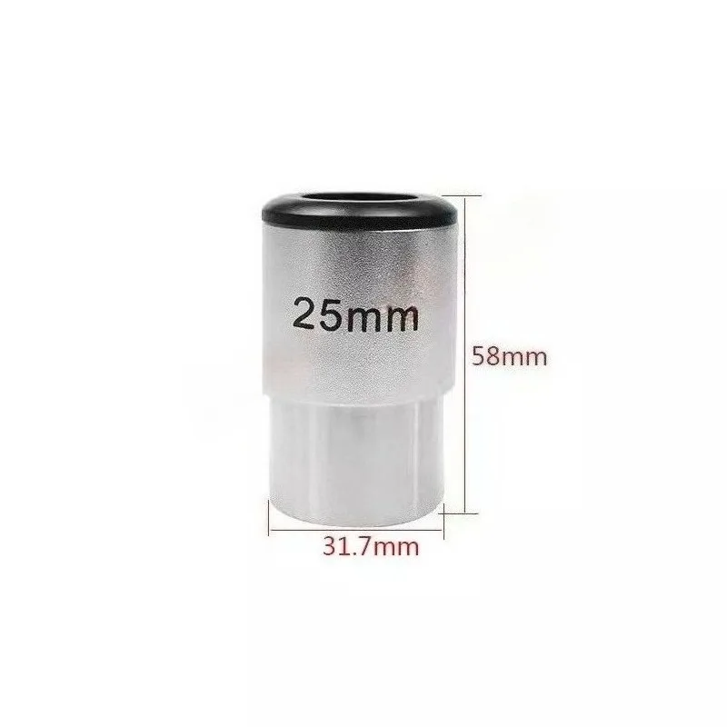 1.25 Inch 25mm Focal Length Telescope Eyepiece 31.7mm Barrel with M28.6x0.6mm Thread for DIY Telescope Making
1.25 Inch 25mm Focal Length Telescope Eyepiece 31.7mm Barrel with M28.6x0.6mm Thread for DIY Telescope Making