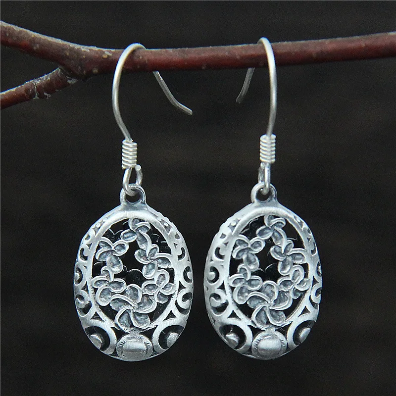 Thai Silver Ethnic Hollow Flowers Water Drop Earrings Women 925 Sterling Silver Vintage Floral Necklaces Exotic Jewelry NO Chain
Thai Silver Ethnic Hollow Flowers Water Drop Earrings Women 925 Sterling Silver Vintage Floral Necklaces Exotic Jewelry NO Chain