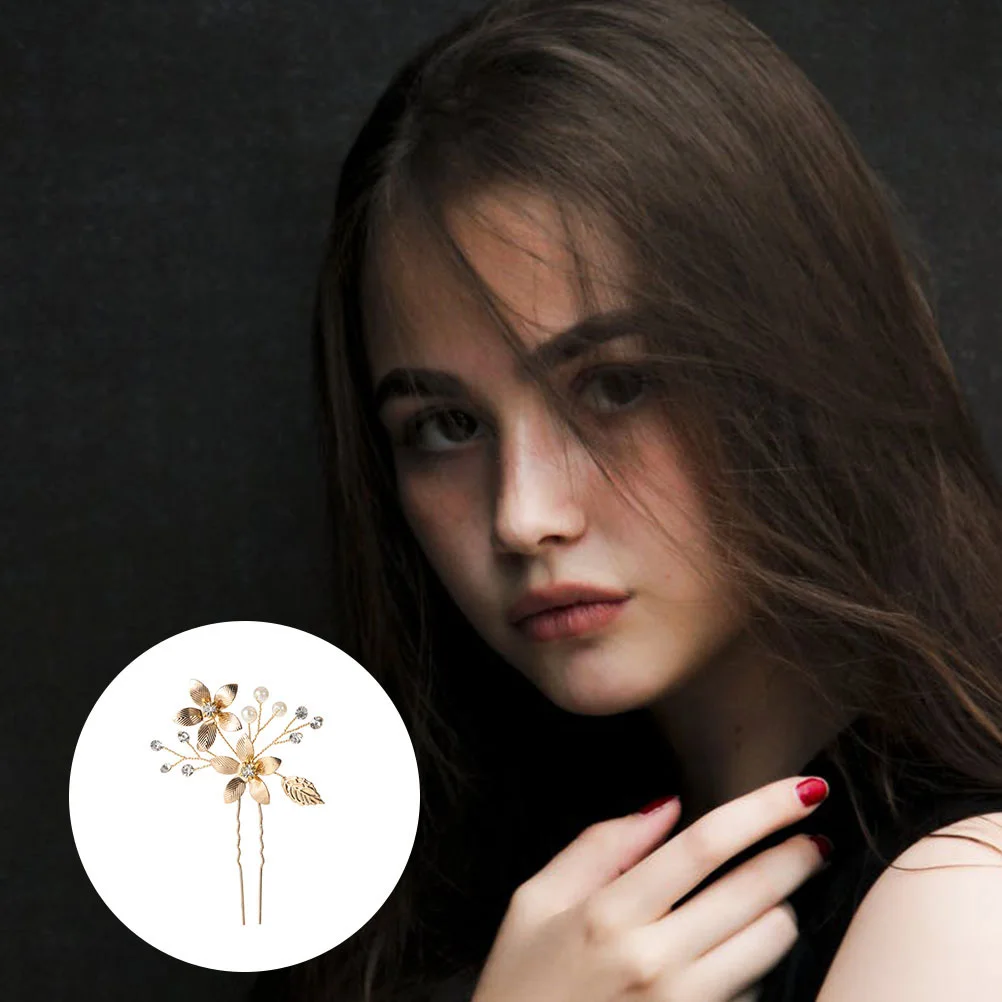 2Pcs Five Petal Flower Hairpins Bridal Jewelry Zinc Alloy Party Wedding Accessory Bridal Hairpins Zinc Alloy Hairpin
2Pcs Five Petal Flower Hairpins Bridal Jewelry Zinc Alloy Party Wedding Accessory Bridal Hairpins Zinc Alloy Hairpin